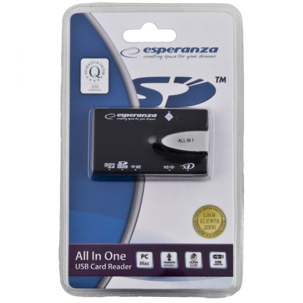 esperanza-ea129-all-in-one-usb-card-reader_5.jpg Esperanza EA129 All-In-One USB Card Reader Black - Image 5