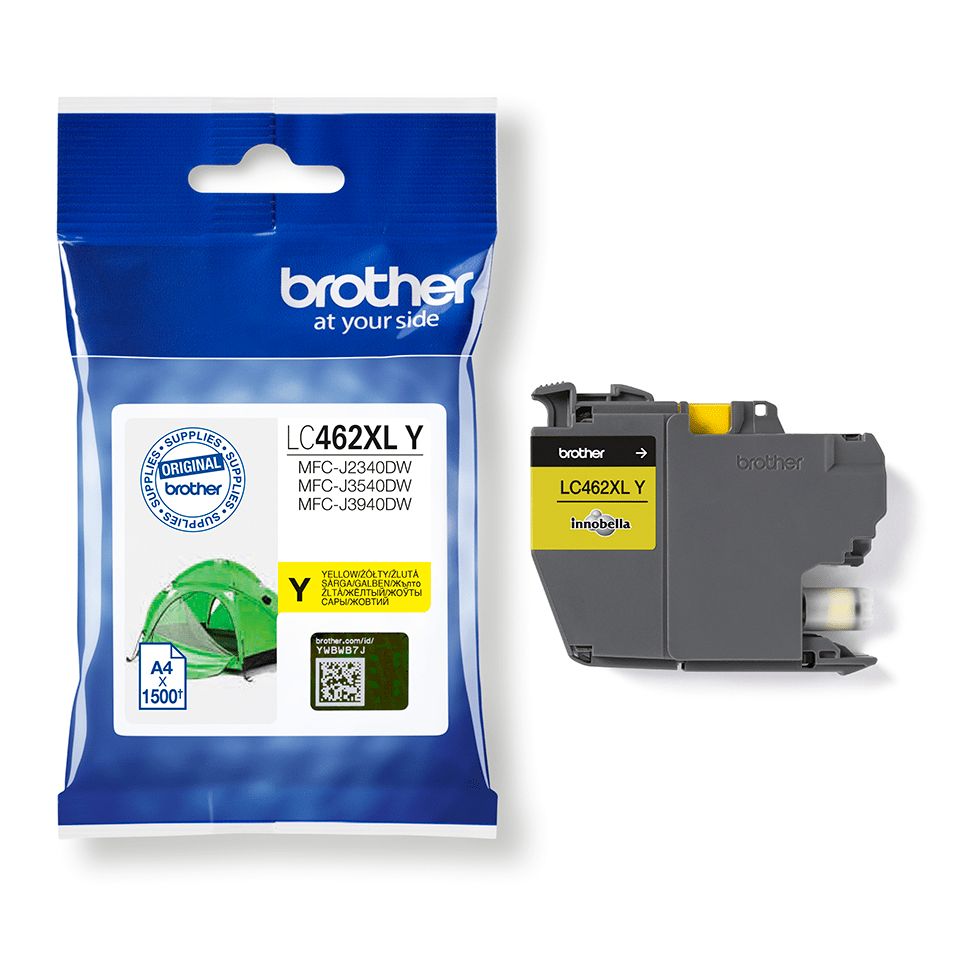 Brother LC462XLY Yellow tintapatron - Image 1