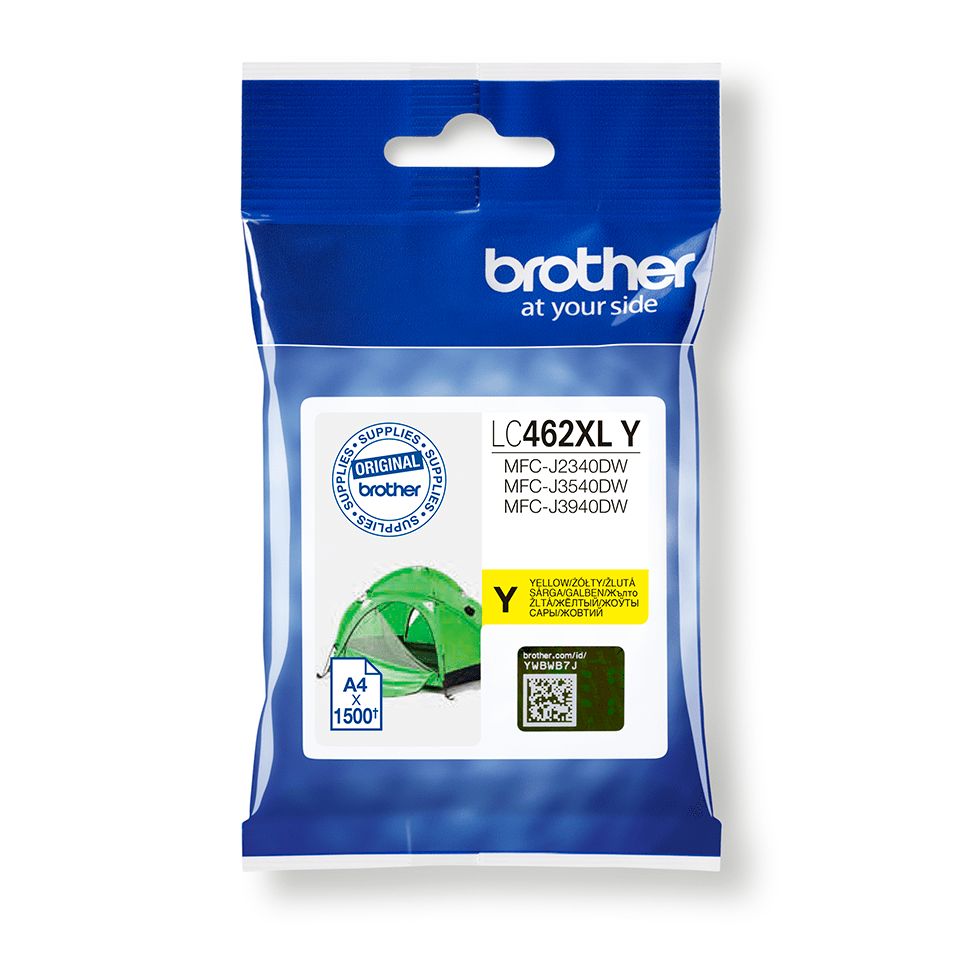 Brother LC462XLY Yellow tintapatron - Image 2