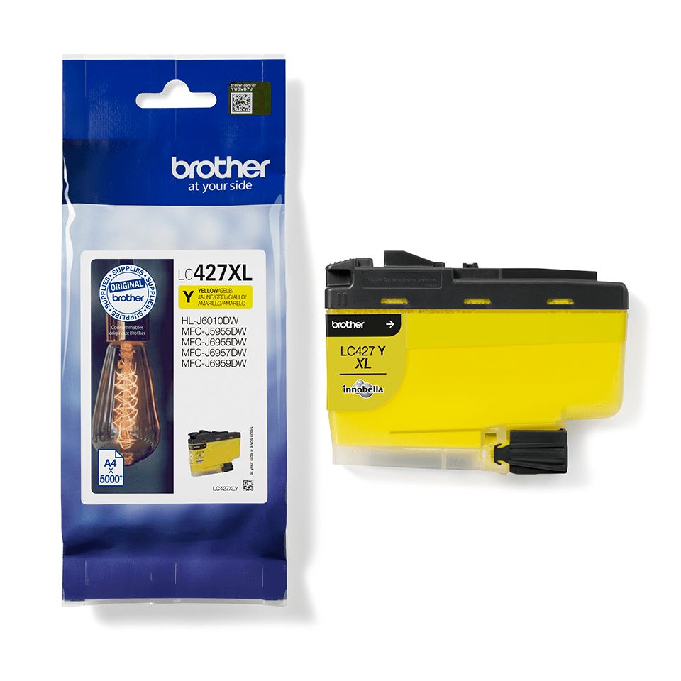 Brother LC427XLY Yellow tintapatron - Image 1