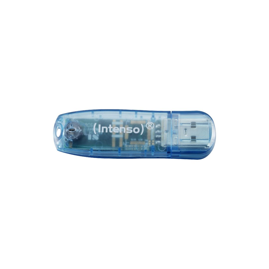 Intenso 4GB Rainbow Line USB2.0 Blue - Image 1