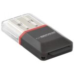 Esperanza EA134 MicroSD Card Reader Black - Image 2