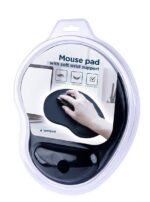 Gembird MP-ERGO-01 Mouse Pad with Wrist Support Black - Image 2