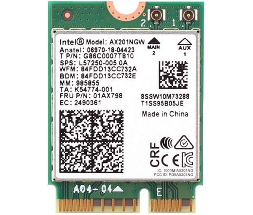 intel-nic-wi-fi-6-ax201-2230-2x2-ax-bt-no-vpro_1.jpg Intel NIC WI-FI 6 AX201 2230 2x2 AX+BT No vPro - Image 1