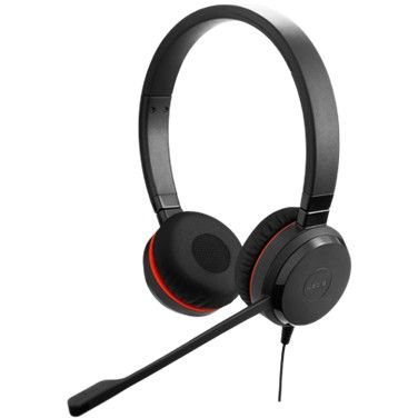 Jabra Evolve 30 II UC Duo Headset Black - Image 1