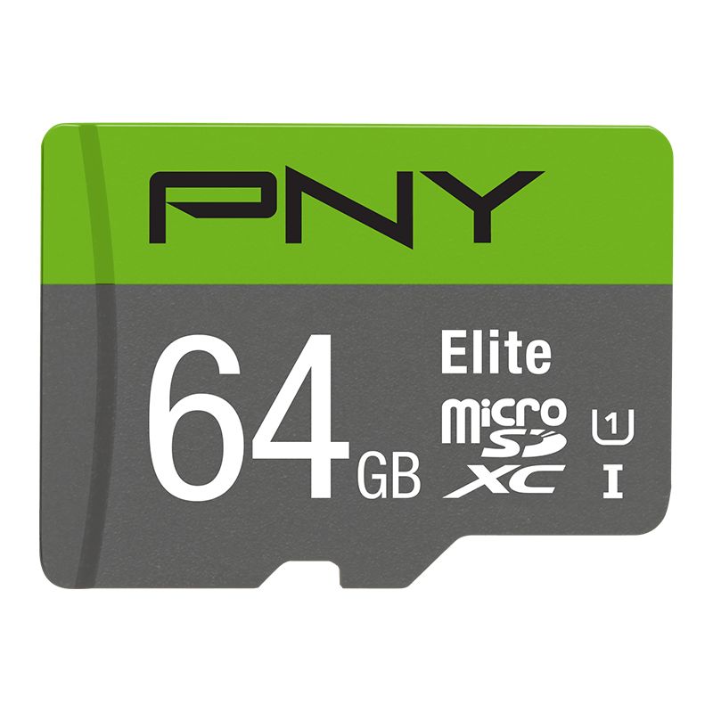 pny-64gb-microsdxc-elite-class-10-uhs-i-v10-a1_1.jpg PNY 64GB microSDXC Elite Class 10 UHS-I + adapterrel - Image 1