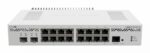 MikroTik 2004-16G-2S+PC passzív hűtéssel, 16x gigabit RJ45 port, 2x SFP+ 10G port, 4GB RAM