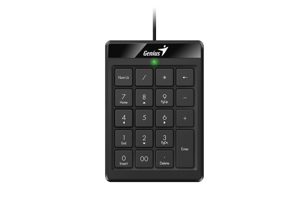 genius-numpad-110-slim_1.jpg Genius Billentyűzet - Numpad 110 Slim (Vezetékes, USB, vékony, numerikus billentyűzet, fekete) - Image 1