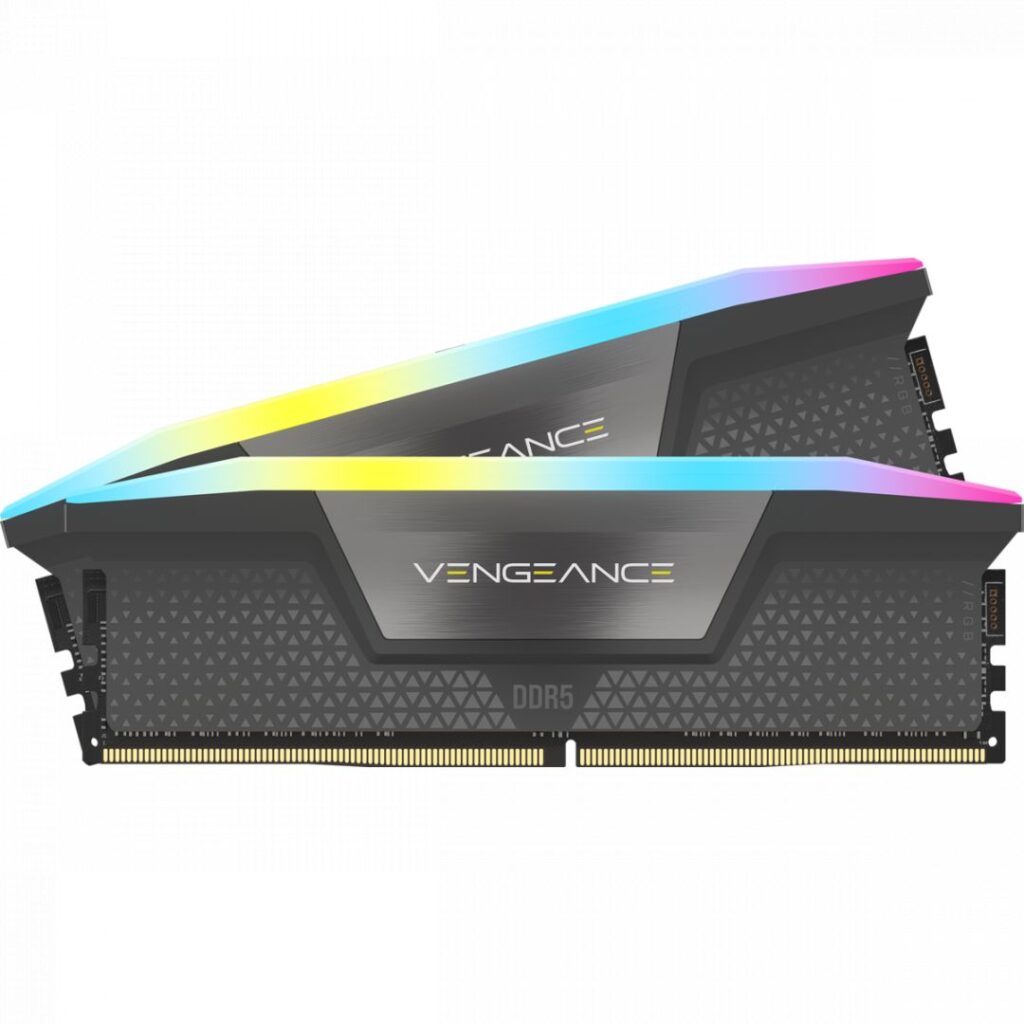 Corsair 32GB DDR5 5200MHz Kit(2x16GB) Vengeance RGB AMD Expo Black - Image 3