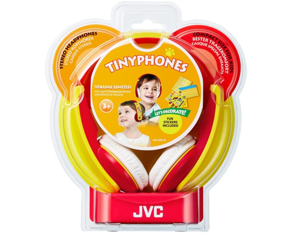 JVC HA-KD 5 R-E Kid''s Headphone with volume limitter Red - Image 2