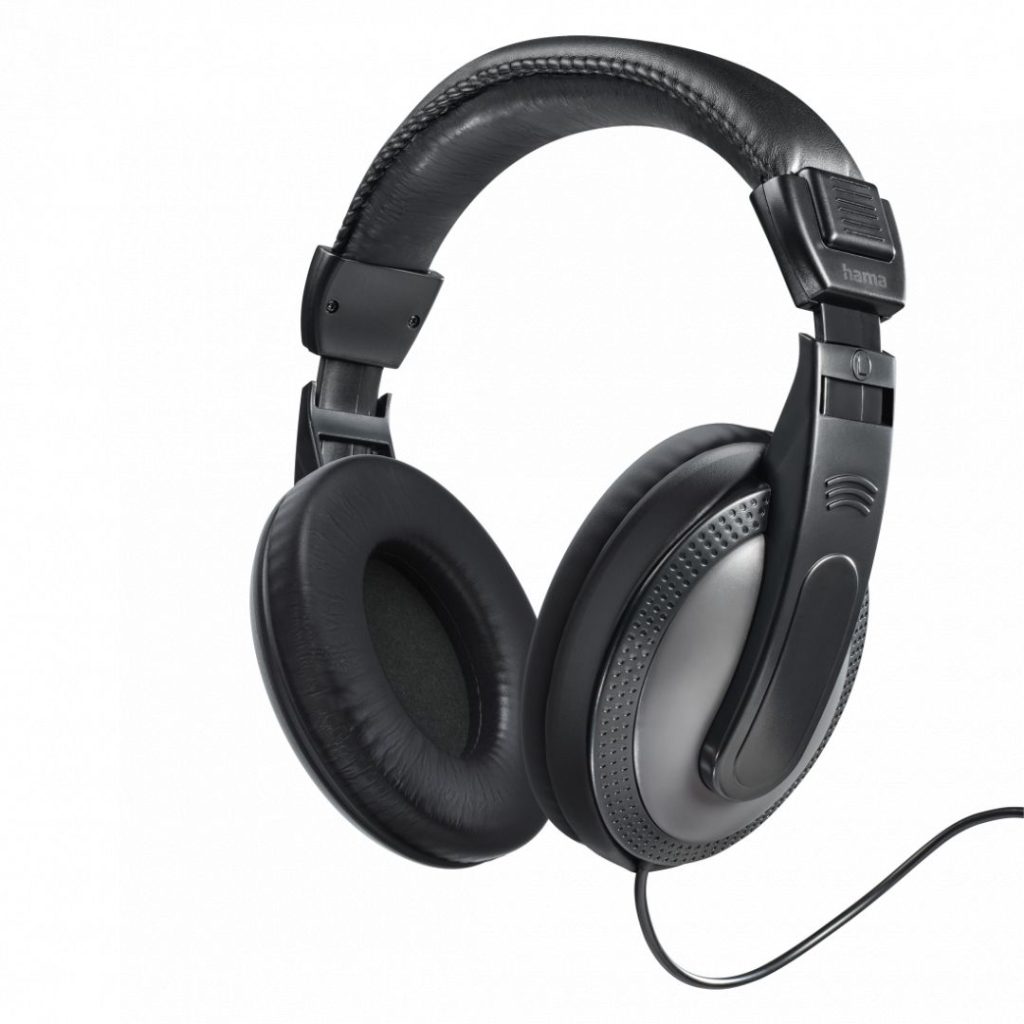 Hama Shell TV Stereo Headphone Black - Image 1