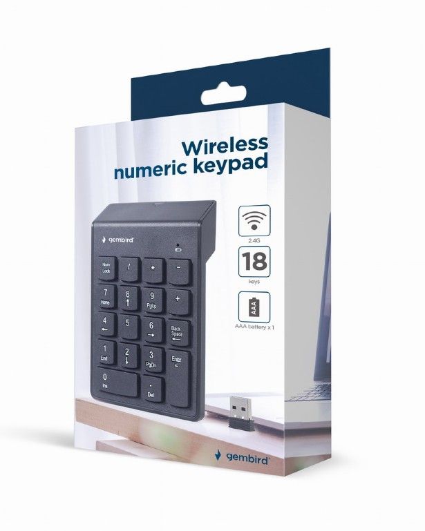 Gembird KPD-W-02 Wireless numeric keypad - Image 4