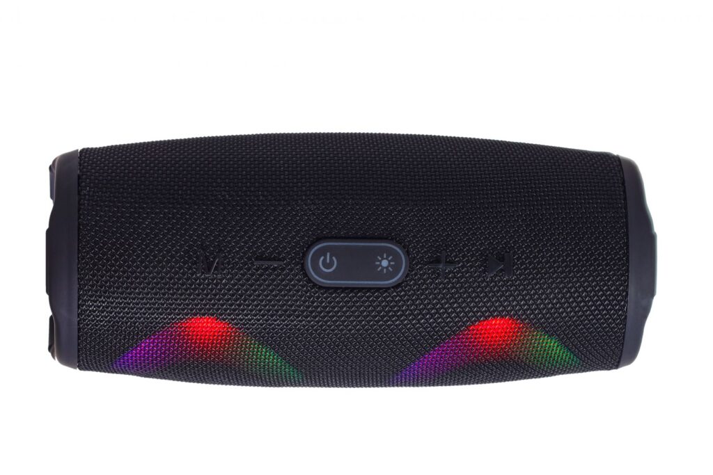Gembird SPK-BT-LED-02 Bluetooth LED Speaker Black - Image 3