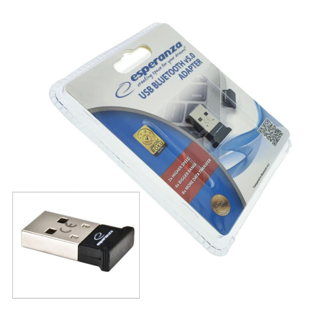 esperanza-ea160-bluetooth-5.0-usb-adapter-black_2.jpg Esperanza EA160 Bluetooth 5.0 USB Adapter Black - Image 2
