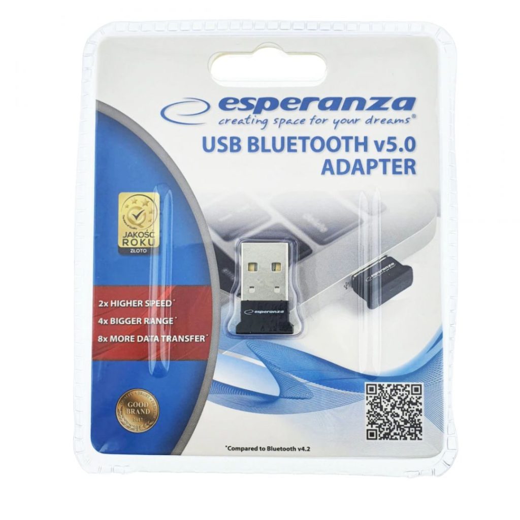 esperanza-ea160-bluetooth-5.0-usb-adapter-black_3.jpg Esperanza EA160 Bluetooth 5.0 USB Adapter Black - Image 3