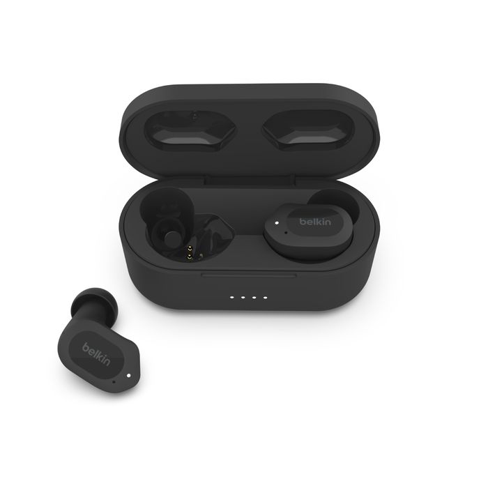 Belkin SoundForm Play True Bluetooth Headset Earbuds Black - Image 1