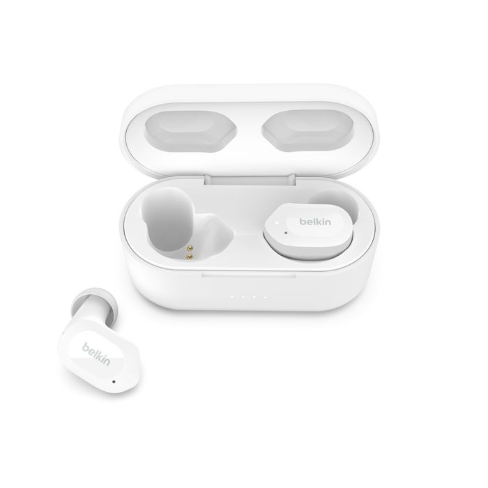 Belkin SoundForm Play True Wireless Earbuds White - Image 1