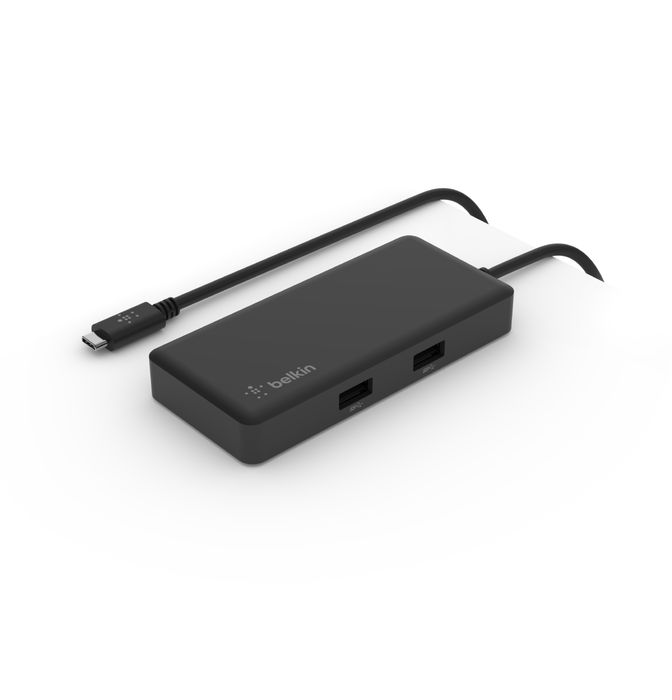 Belkin Connect USB-C 5-in-1 Multiport Adapter Black - Image 1