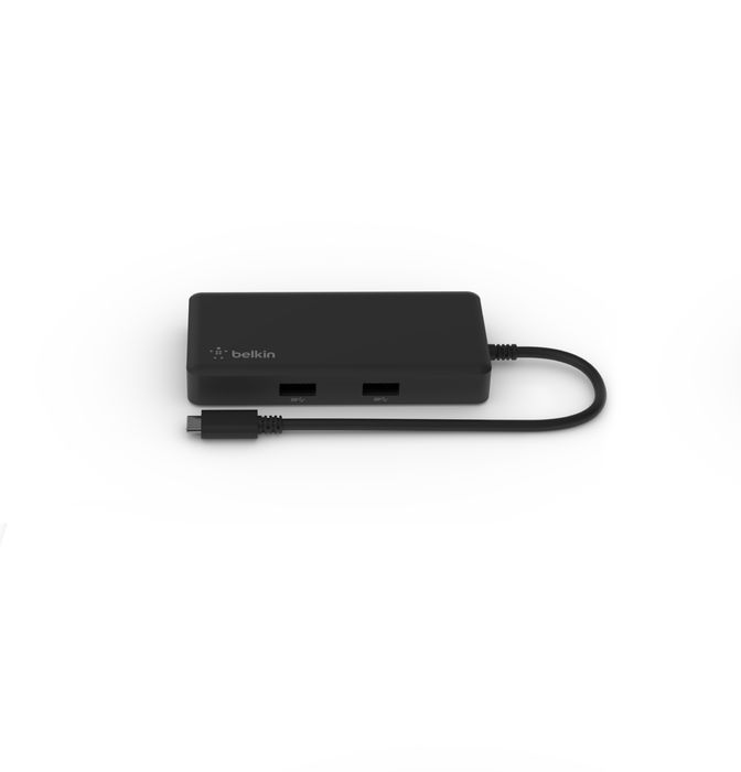 Belkin Connect USB-C 5-in-1 Multiport Adapter Black - Image 3