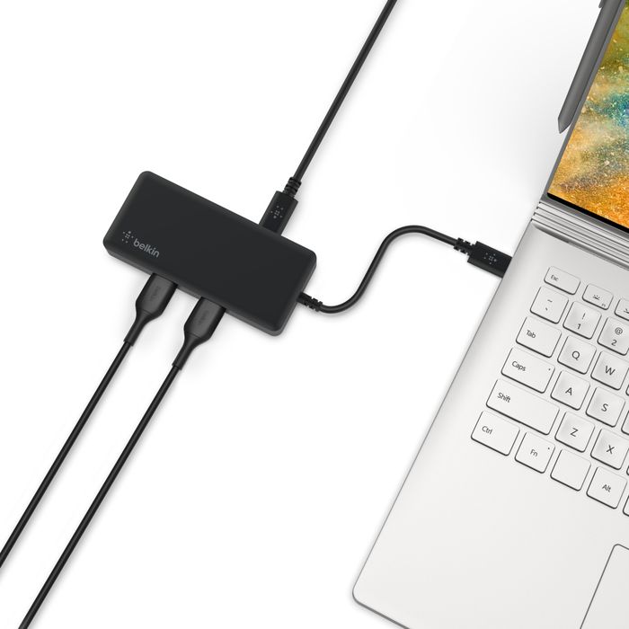 Belkin Connect USB-C 5-in-1 Multiport Adapter Black - Image 5