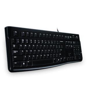 Logitech K120 USB billentyűzet Black HU