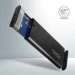 Axagon EEM2-SB2 USB-C 3.2 Gen 2 - M.2 NVMe/SATA fekete csavar nélküli külső SSD ház - Image 4