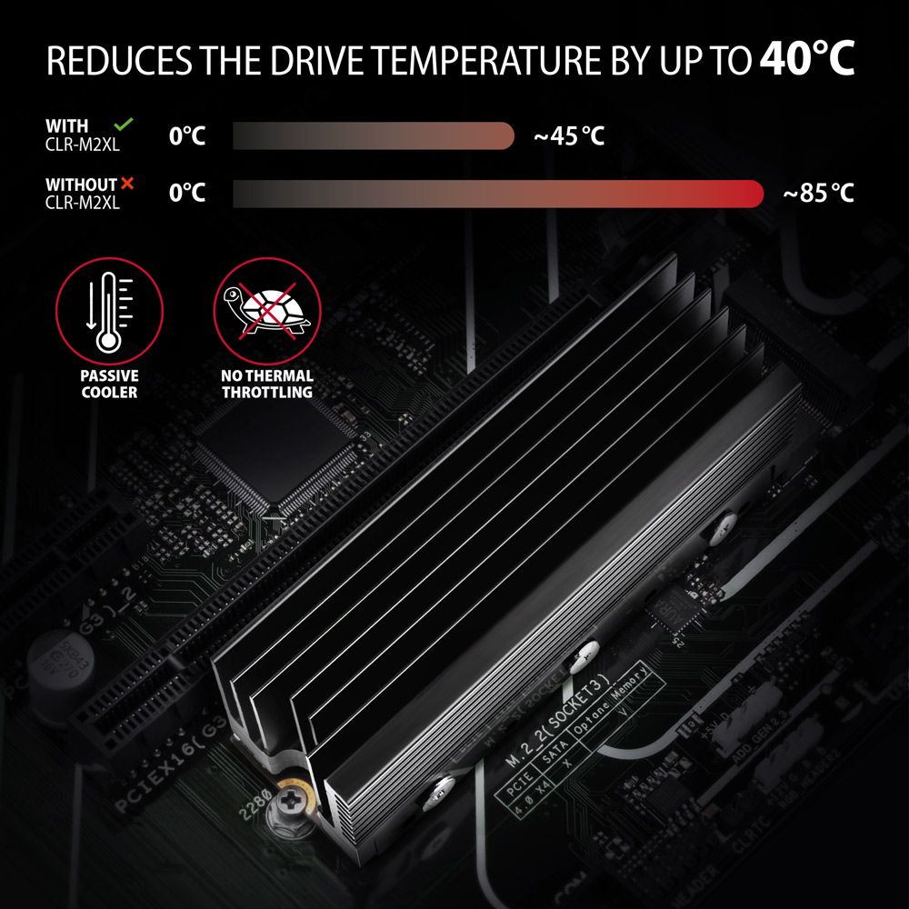 AXAGON CLR-M2XL heatsink for M.2 SSD - Image 4