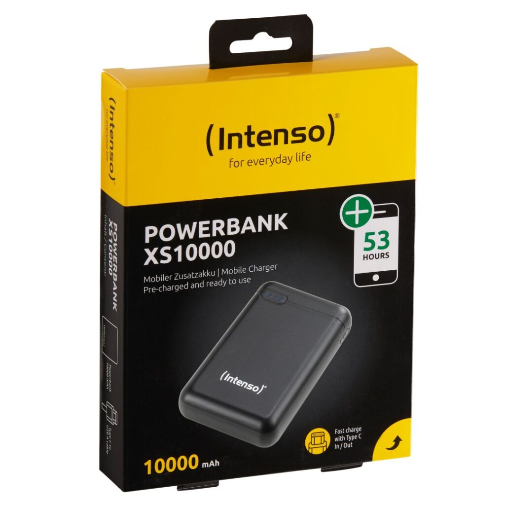 Intenso XS10000 10000mAh PowerBank Black - Image 2