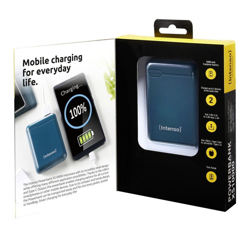 Intenso XS10000 10000mAh PowerBank Petrol - Image 3