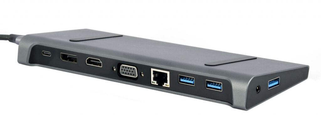 Gembird A-CM-COMBO9-02 USB Type-C 9-in-1 Multi-Port Adapter Space Grey - Image 3