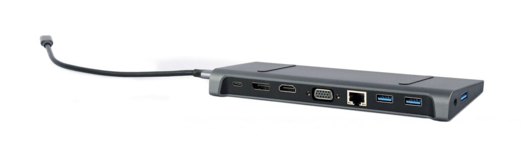 Gembird A-CM-COMBO9-02 USB Type-C 9-in-1 Multi-Port Adapter Space Grey - Image 4