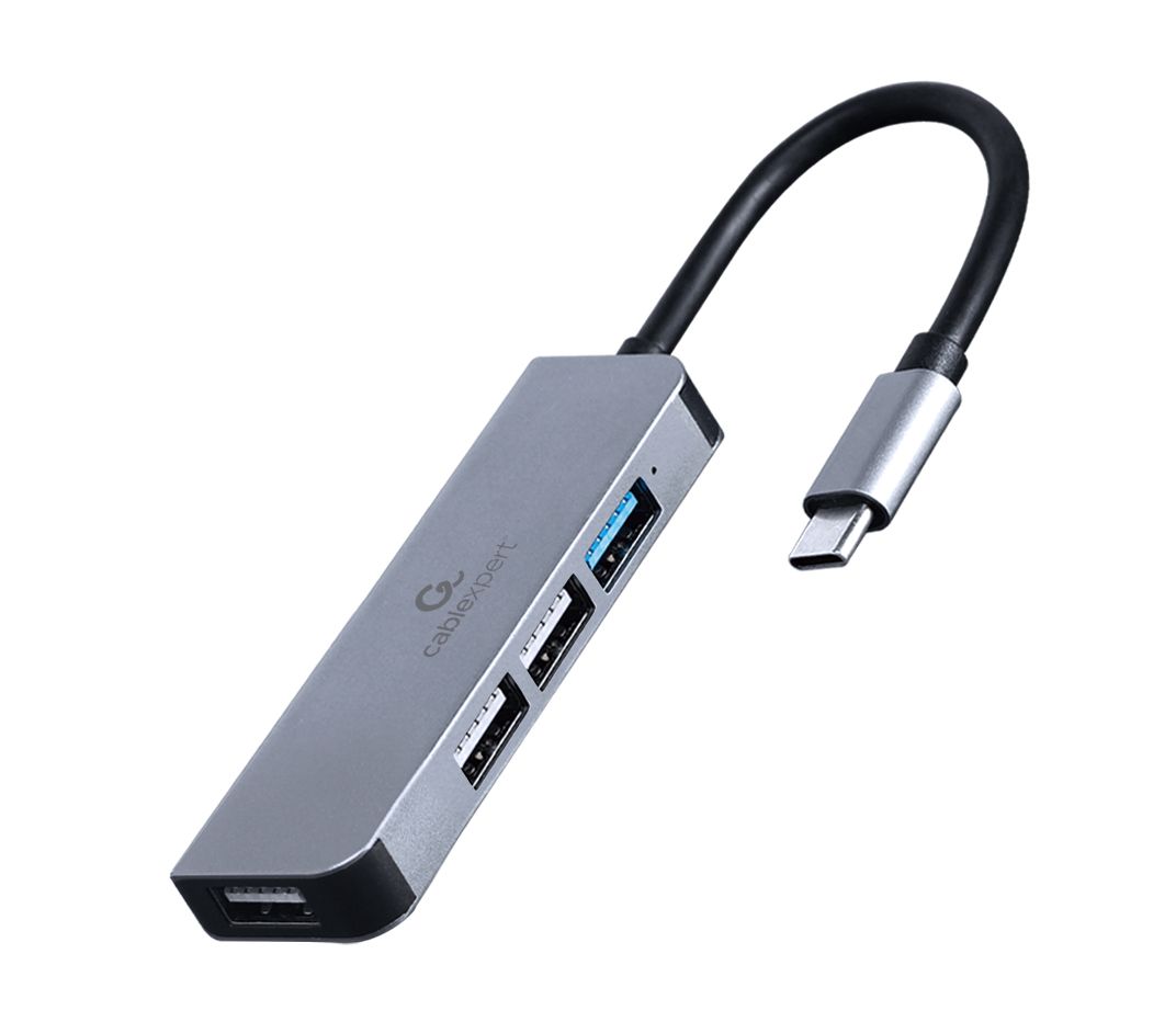 Gembird UHB-CM-U3P1U2P3-01 4-port USB type-C Hub 1 x USB 3.1 + 3 x USB2.0 - Image 1