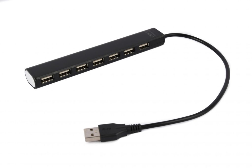 Gembird UHB-U2P7-04 USB2.0 7-port Hub Black - Image 2