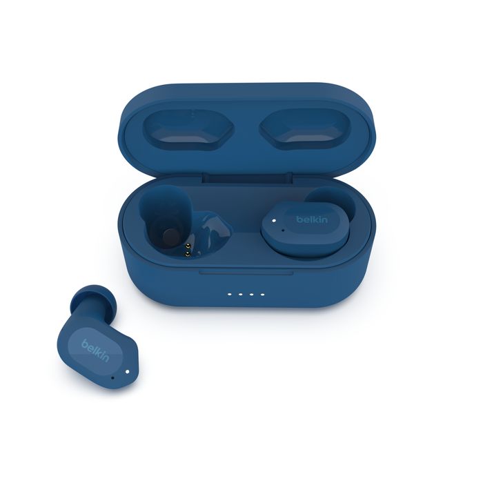 Belkin SoundForm Play True Bluetooth Headset Earbuds Blue - Image 5