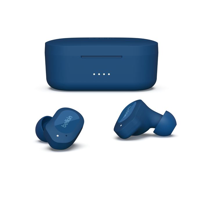 Belkin SoundForm Play True Bluetooth Headset Earbuds Blue - Image 6