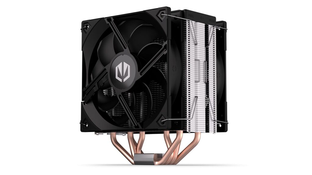 Endorfy CPU Cooler - Fera 5 Dual Fan (2x12 cm, 4 pin, 4x heatpipe, PWM, TDP 220W, fekete) - Image 12