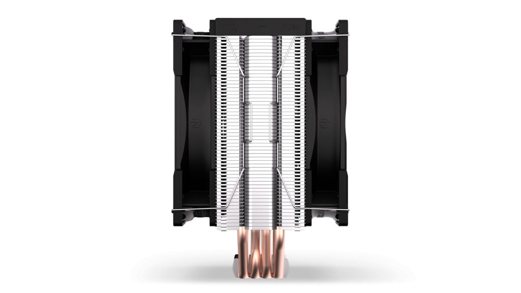 Endorfy CPU Cooler - Fera 5 Dual Fan (2x12 cm, 4 pin, 4x heatpipe, PWM, TDP 220W, fekete) - Image 14