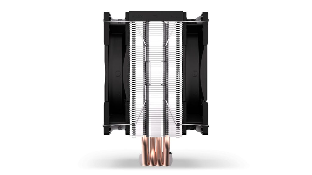 Endorfy CPU Cooler - Fera 5 Dual Fan (2x12 cm, 4 pin, 4x heatpipe, PWM, TDP 220W, fekete) - Image 15