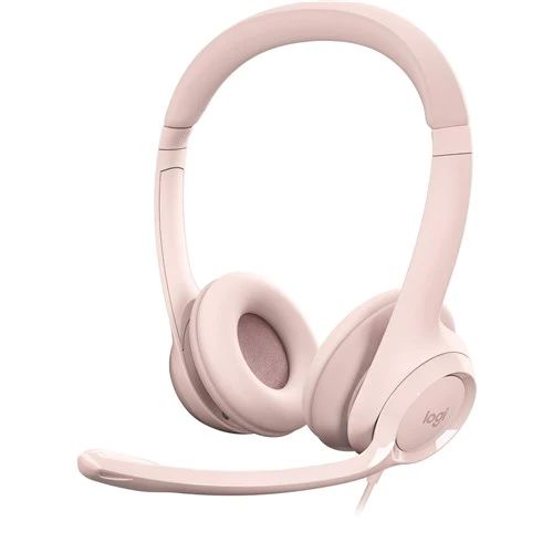 Logitech H390 Stereo Headset Rose - Image 1