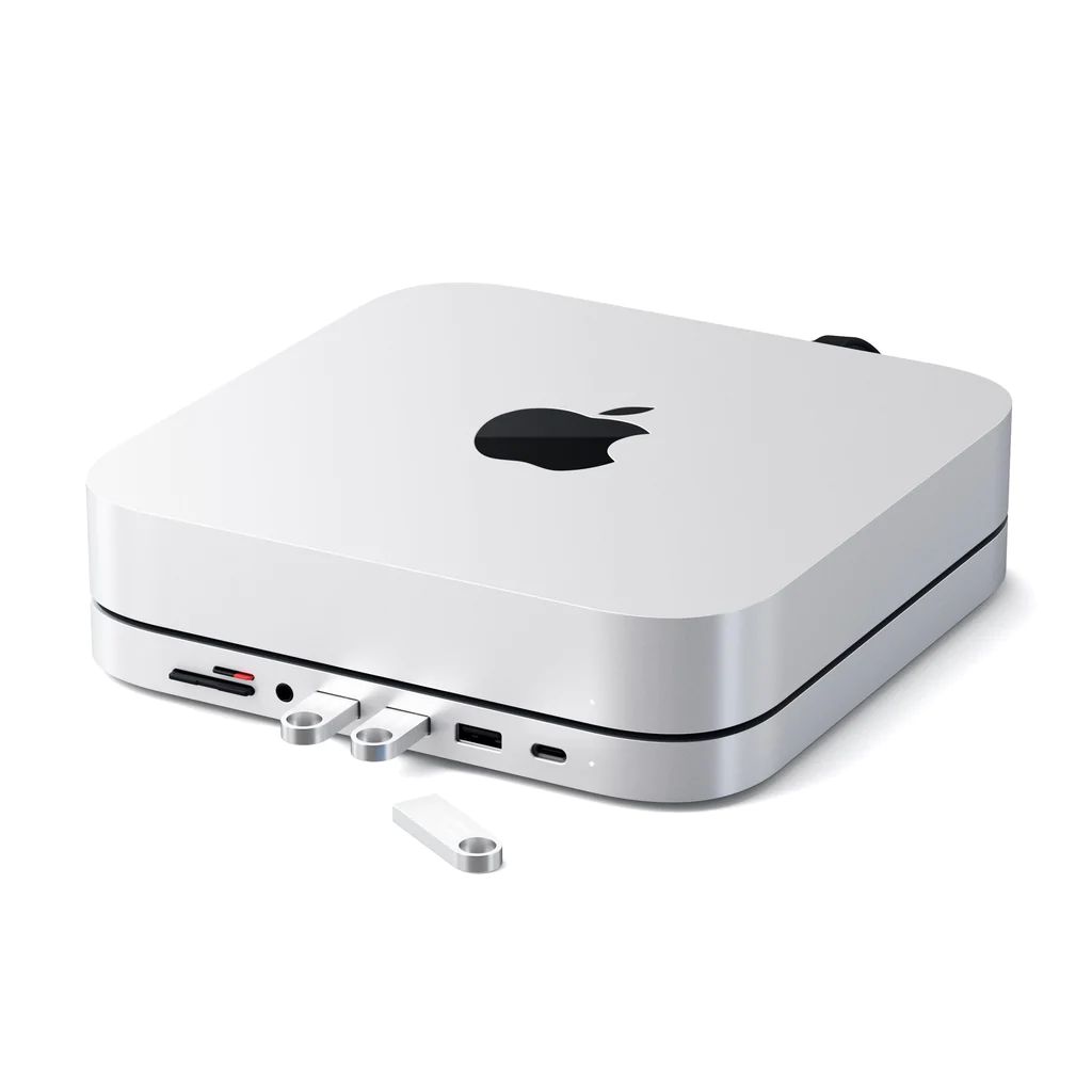 Satechi Type-C Stand and Hub for Mac Mini Silver - Image 1