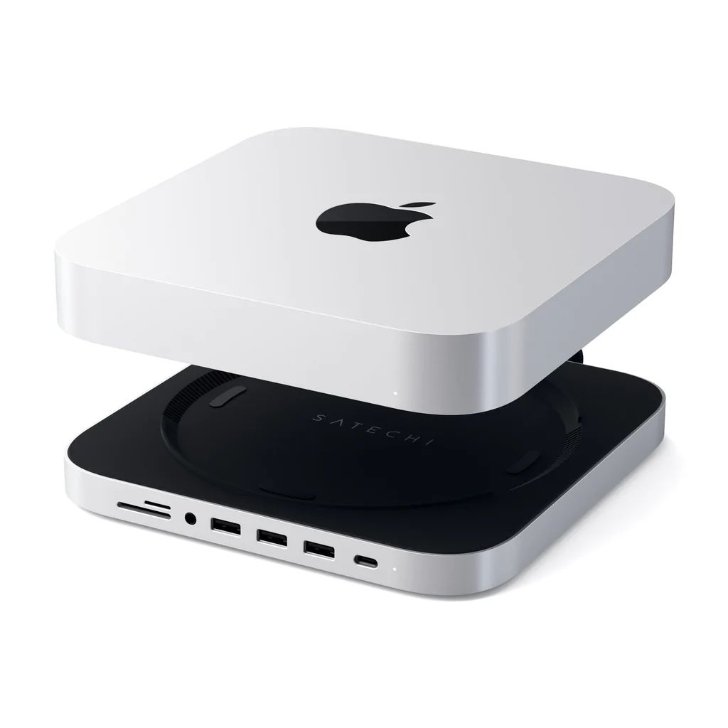 Satechi Type-C Stand and Hub for Mac Mini Silver - Image 4