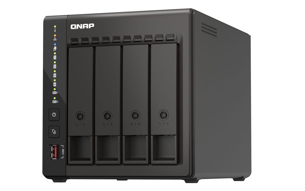 QNAP NAS TS-453E-8G (8GB) (4xHDD + 2xM.2 SSD) - Image 1