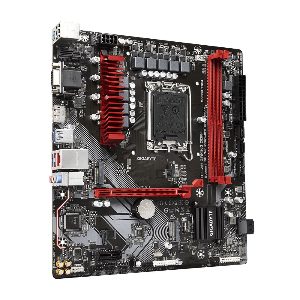 GIGABYTE Alaplap S1700 B760M GAMING DDR4 INTEL B760, mATX - Image 4