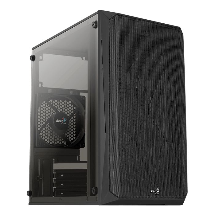 Aerocool CS-107-A-BK-v2 Mesh FRGB Window Black - Image 2