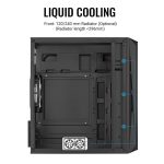 Aerocool CS-107-A-BK-v2 Mesh FRGB Window Black - Image 7