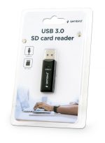 Gembird UHB-CR3-01 Compact USB3.0 SD Card Reader Black - Image 4
