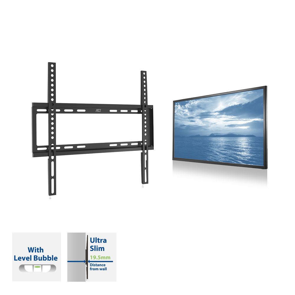 ACT TV Wall Mount 32" to 55" VESA Black - Image 3