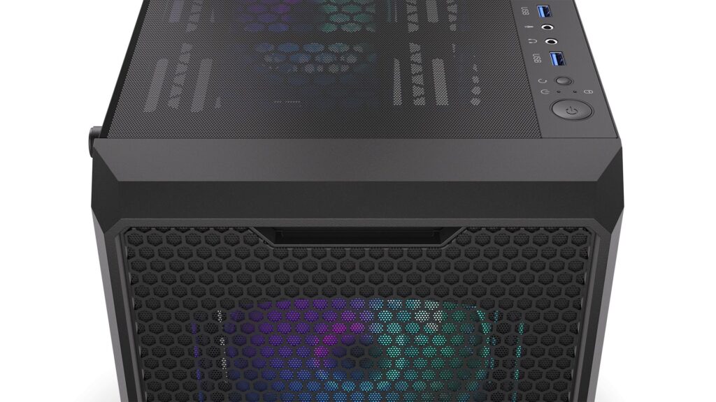 Endorfy Számítógépház - Regnum 400 ARGB (ATX /micro ATX/ITX, 2xUSB3.0, 4x12cm LED ventilátor, ablakos, fekete) - Image 16