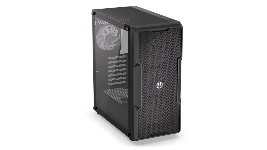 Endorfy Számítógépház - Regnum 400 ARGB (ATX /micro ATX/ITX, 2xUSB3.0, 4x12cm LED ventilátor, ablakos, fekete) - Image 8