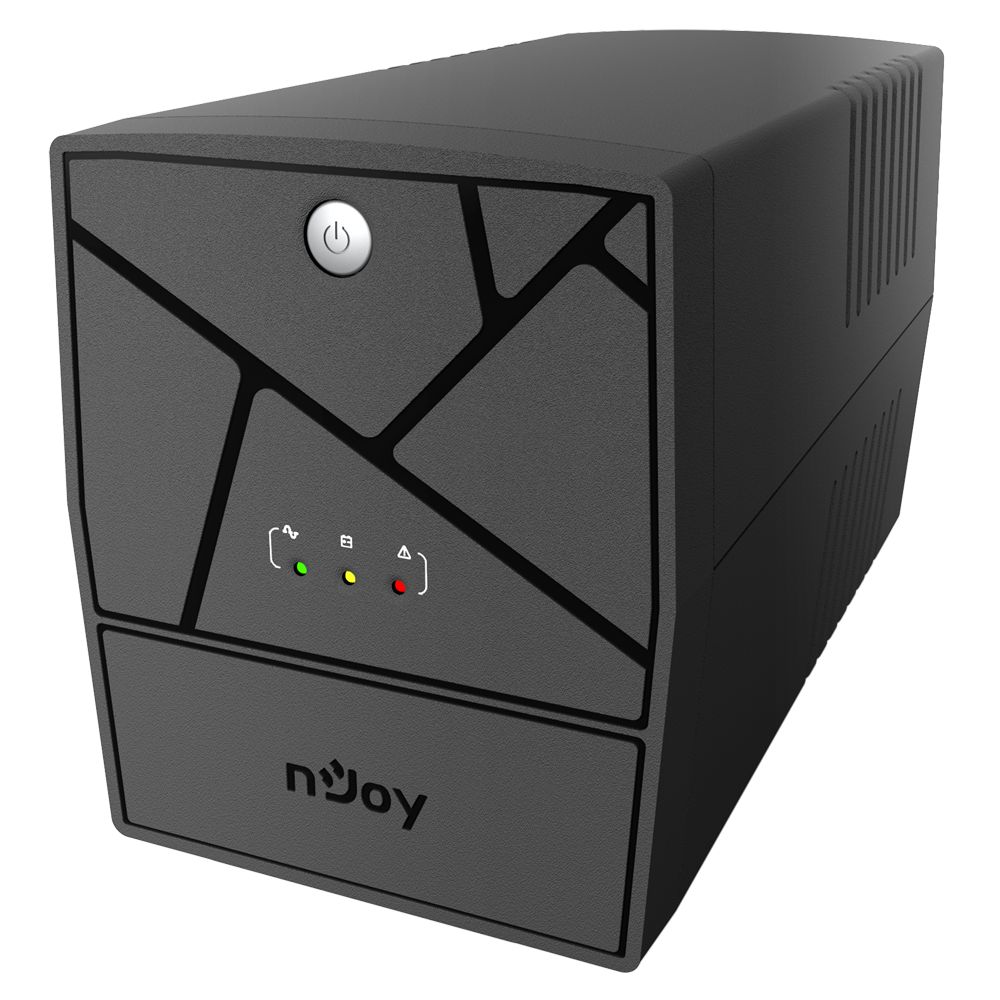 njoy-upli-li150ku-cg01b-keen-1500-1500va-ups_1.jpg NJOY Szünetmentes 1500VA - Keen 1500 USB (4 Schuko, line-interaktív, USB menedzsment, RJ11/45 vonalvédelem, fekete) - Image 1